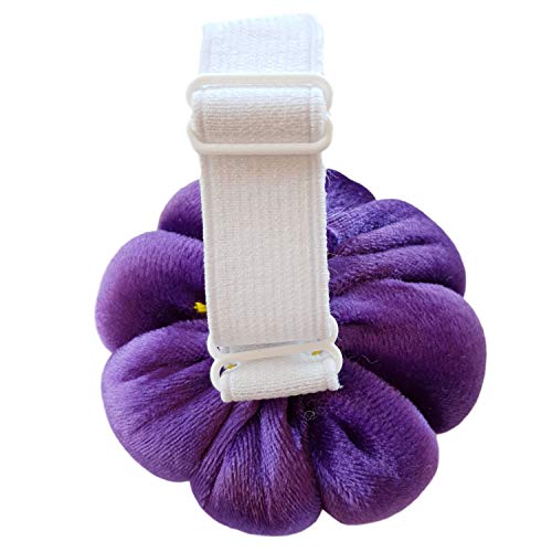 Cushystore Velvet Wrist Pin Needle Cushion Pincushion For Sewing With Adjustable Elastic Strap Fit All Wrist Sizes (Purple) #TOP6