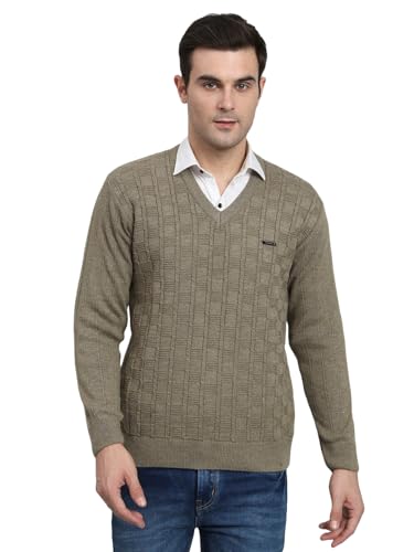 Image of eWools Men's Winterwear Woolen Striped Sweaters