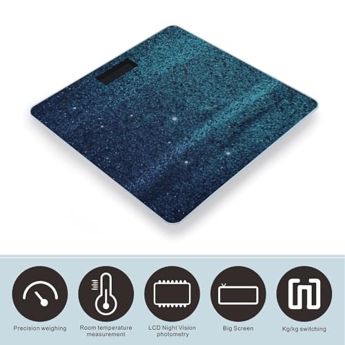 Báscula digital de baño de vidrio templado 400 lbs miniatura 3