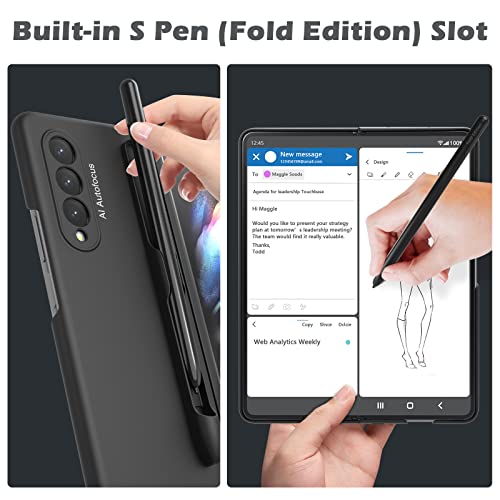 Imluckies PEN CASE-FOLD3 BLACK Designed For Samsung Galaxy Z Fold 3 Case thumb #3