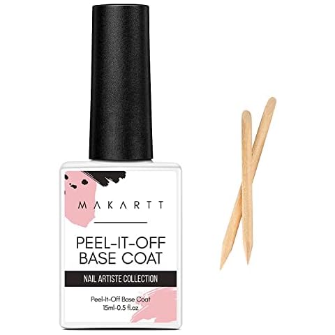 Makartt Peel Off Base Coat for Easy Gel Polish Removal Cover
