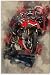 500 Pezzi Puzzle per Adulti Bambini Ducati Streetfighter Puzzle Decompressivo Intellettuale 500 pezzi 20.4x15inch(52x38cm)