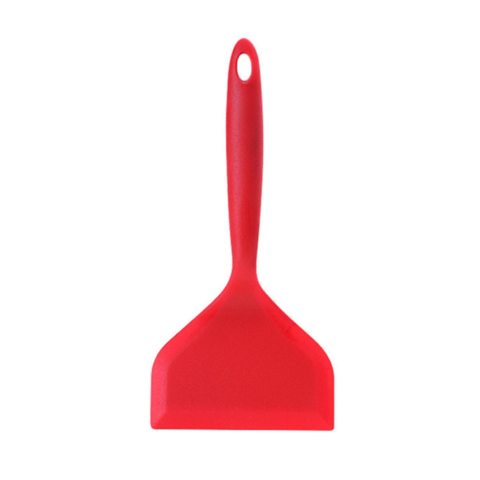 Spatola Larga In Silicone, Spatola Antiaderente per Pancake Spatola per Frittata, Pala Fritta Resistente Al Calore per Uova, Biscotti, Pesce, Hamburger (Arancia