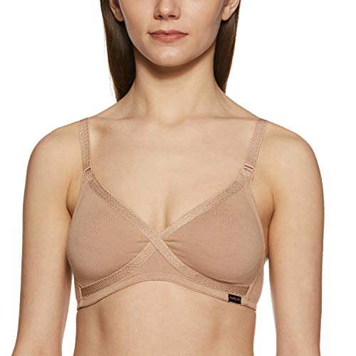 Image of Amante Every de Pink Solid Non-Wired Non Padded Everyday Bra