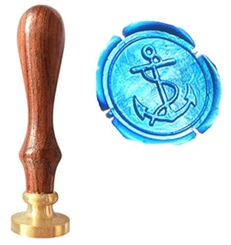 Vintage Fancy Anchors Wax Seal Sealing Stamp Embellishment Wedding Invitation Card Snail Mail Gift Wrapping Wine Package Great Christmas Gift Idea Ocean Wax Seal Stamp Set