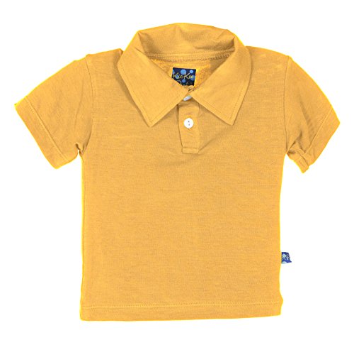 KicKee Pants Little Boys Solid Short Sleeve Polo