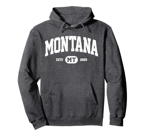 Montana Sweatshirt Retro Vintage Montana Hoodie Gifts MT Pullover Hoodie