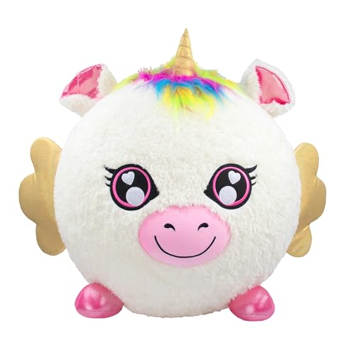 ColorBaby Biggies - Unicornio Peluche, Incluye hinchador de pie, Tamaño XXL, Juguetes...