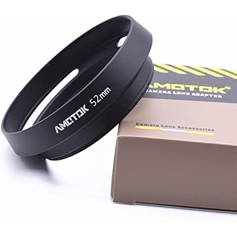 52mm Camera Lens Hood Compatiable All Brands Ø52mm Lenses.Example Nikkor 32mmf/1.2;NkkorVR 6.7-13mmf/3.5-5.6;AF-SDXNikkor40mmf/2.8G,EF100mmf/2.8;EF135mmf/2.8;EF200mmf/2LISUSM;EF 28mmf/2.8 Cover