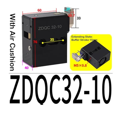 Bloqueur de chaîne d'assemblage ZDQC32-10 blocage de cylindre - 2