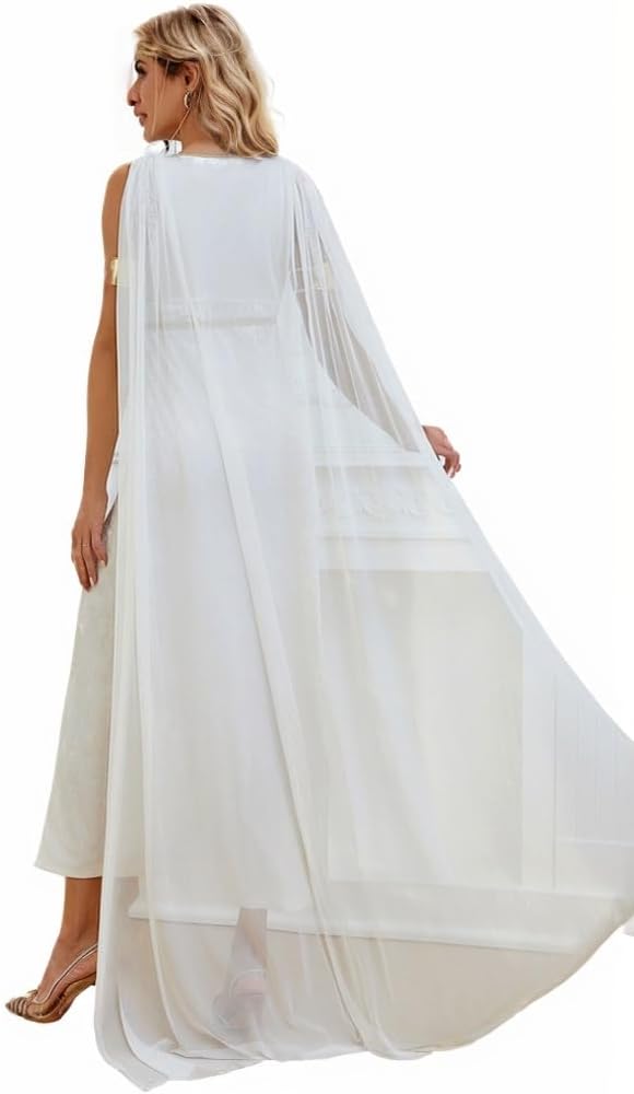 Khanda Womens Greek Goddess Costume Cosplay Glorious Venus Greek Goddess Costume Halloween Costumes Toga Dress Sexy - Image 3