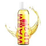 LOOVARA Massageöl 250 ml WARM UP, natürliche Öle, erotisches Massageöl, wär Men des Liebesöl zur Erregung beim Vorspiel, mit süßem Duft zur Partnermassage, Vegan