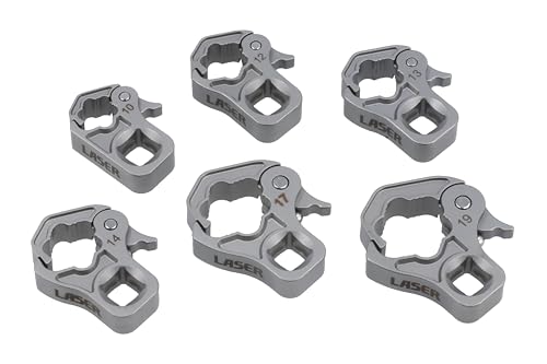 Clé à tuyauter à cliquet 3/8 D Laser 8874 serrage rapide sans riper