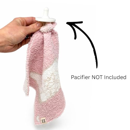 Image of USA Cowgirl Boot Baby Lovey Pacifier /Teether Holder 10 inchx10 inch - DreamSoft Plush Fluffy Cuddly Soothie Reversible Mini Comfort Blanket - Cute Newborn Gift Babies Boys Girls (Pink /White)