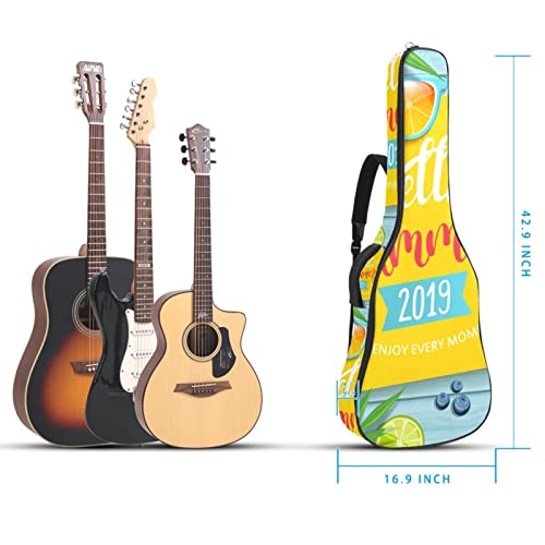 Hondank Housse de transport étanche pour guitare avec bandoulière réglable Motif tour Eiffel et graffiti, bouche rouge… - Les Beatles, Paul McCartney, John Lennon, RIngo Starr, George Harrison Hondank Housse de transport étanche pour guitare avec bandoulière réglable Motif tour Eiffel et graffiti, bouche rouge… – Image 6