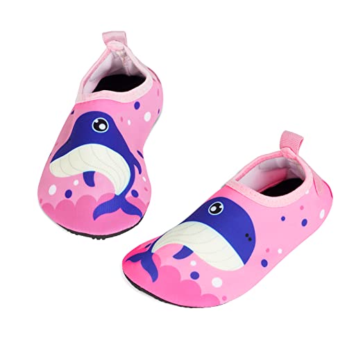 SANOTO Chaussure Plage Enfant Chaussures Aquatiques Enfants Chaussures d'eau Bébé Antidérapant Séchage Rapide Chaussettes de d'eau Enfants Chaussettes d'eau de Plage Bébé Chaussette Piscine Enfant Cover