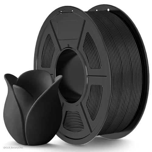 Image of TECBEARS Black Matte PLA Filament for High Speed 50-600mm /s Printing | inch1KG PLA, Smooth Extrusion, Tangle Free, Vacuum Sealed, 1.75MM Filament ±0.02mm Accuracy Compatible with Most FDM Printers inch