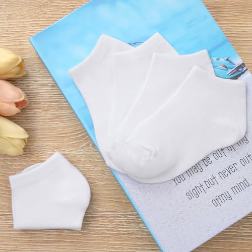 Tenpluszero 20 Pairs Toddler Kids Socks Half Cushion Low Cut Ankle Socks Boy Girl Athletic Socks4