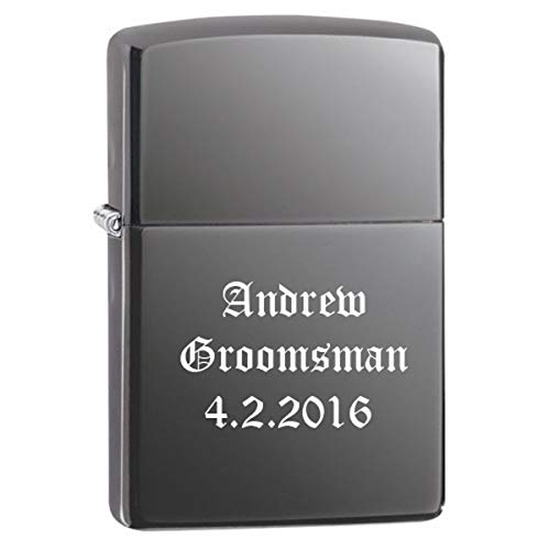 Encendedor Zippo Black Ice Personalizado miniatura 1