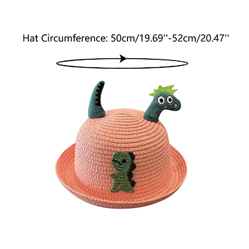 Children Hat Girls Boys Spring Autumn Outdoor Shade Cartoon Dinosaur Hat Fisherman Hat Kiddie Cap4
