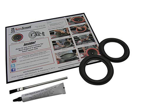 Simply Speakers 4 Inch Foam Speaker Repair Kit Compatible with Cambridge Soundworks Ensemble FSK-4 (Pair)
