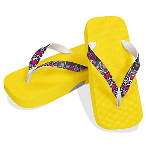 Hajime Geta Geta Clogs, Soft and Water Resistant, Sponge 9.4 inches (24 cm), YL/Spider (Spider/24), spider, 24.0 cm