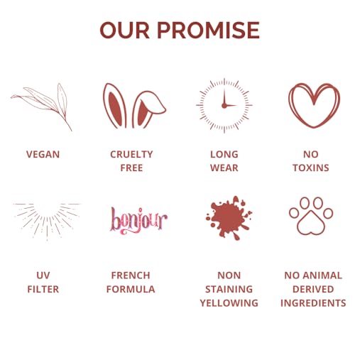 BAD COMPANY Nude Nail Polish 10ml, No Toxin Nail Lacquer, Long Lasting, Chip Resistant, Vegan, Quick Dry & Cruelty-Free Glossy Nail Paint - Never... - Image 6