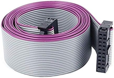 20 Pin FRC Cable With Female To Female 2.54mm Pitch Connector 96" Long - 1 Piece