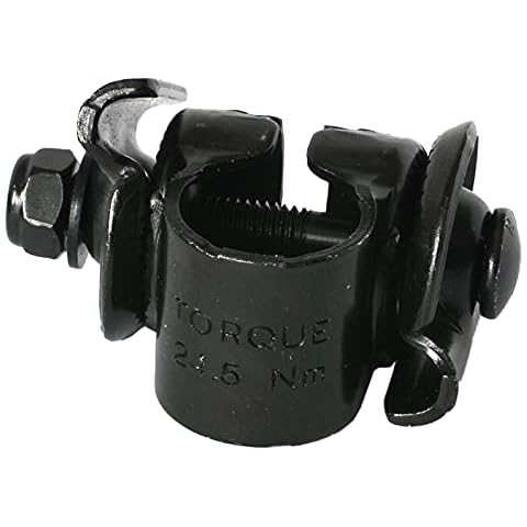 Steel Clamp for All Saddles with Mounting Pipes Black Made in Italy Cover