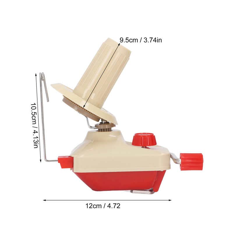 Swift Yarn Winder Adjustable Desk Clip Easy To Use Yarn Winder with 2 Plastic Needle for Office