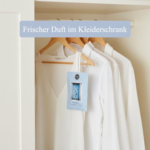 2er Set Duftsäckchen Blue Door holzig Warmer Duftbeutel mit frischer Mandarine, Zedernholz und Vetiver dekorativer Raumduft für Kleiderschrank, Bad und Wohnraum langanhaltend bis zu 4 Monate