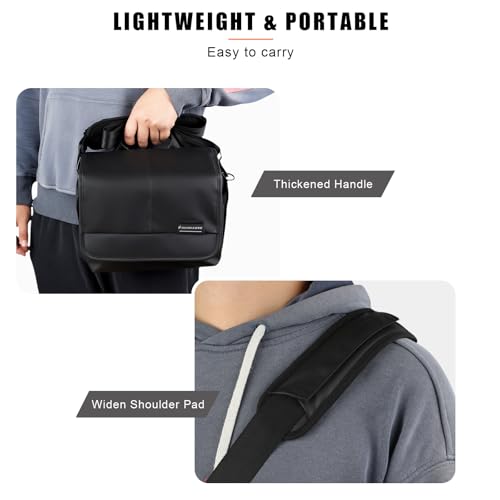 Bolso para cámara DSLR pequeño impermeable y compacto miniatura 6