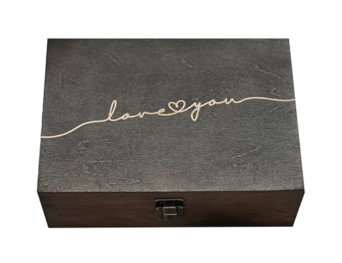 Love You Memory Wooden Decorative Box Gift For...