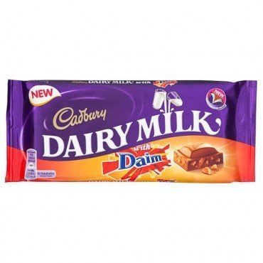 Cadbury Dairy Milk Daim 120g by Cadbury [���s�A���i]