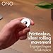 ONO Scroller- Handheld Fidget Toy for Adults | Help Relieve Stress, Anxiety, Tension | Promotes Focus, Clarity | Compact, Portable Design (Scroller Natural SS)