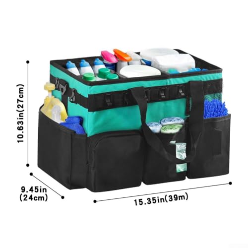 Bolsa de limpieza portátil de tela 600D con compartimentos ajustables 3