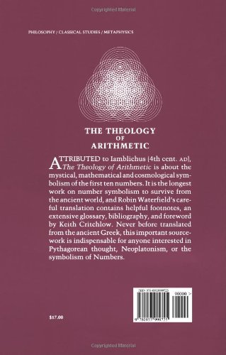 The Theology of Arithmetic: On the Mystical, Mathematical and Cosmological Symbolism of the First Te
