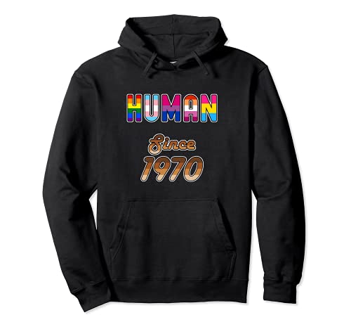 Mensch Seit 1970 51 Jahre Alt Geburtstag Stolz Hautfarbe Pullover Hoodie Cover