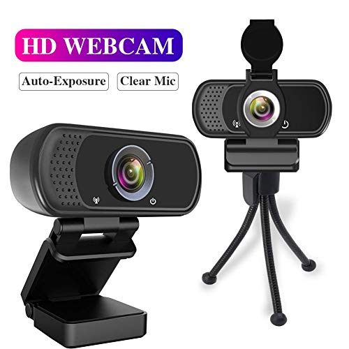 Webcam with Microphone, Computer Camera 1080P Webcam USB Streaming PS4 Gaming Webcam HD