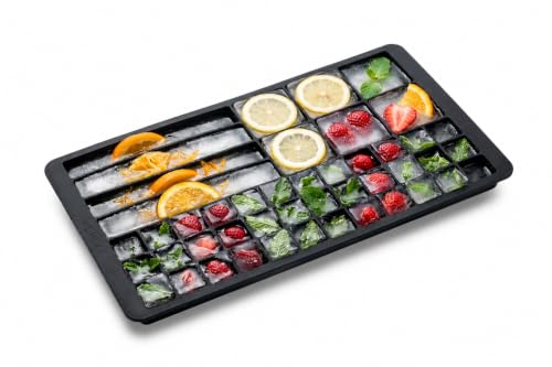 Image of All In One Silicone Ice Cube Tray | Multi Shape Cubes, Sticks & Large Molds | Easy Release, Stackable, Bpa-Free, Food-Grade | Ideal For Cocktails, Juice & Freezer Use