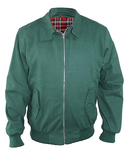 Veste Harrington classique / rétro / mode / scooter par Skytexuk - 10 couleurs - Tailles XS - 8XL - Vert - Large