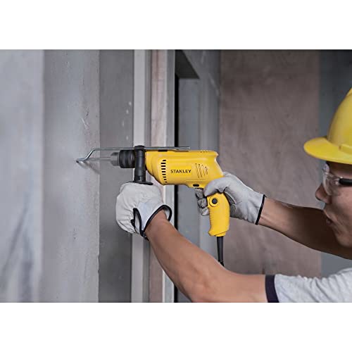 STANLEY Furadeira de Impacto 1/2 Pol. (13mm) 600W VVR 220V com Brocas e Maleta (6 Peças) SDH600KA