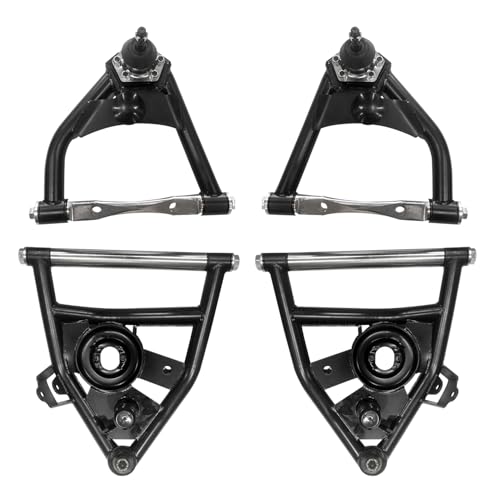 Buxatina 4PCS Front Tubular Upper & Lower Control Arms for