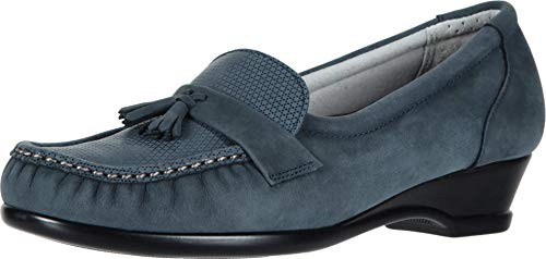 Image of SAS Women's Taylor Comfort Wedge Slip-On Shoes with Tassels - Leather Upper