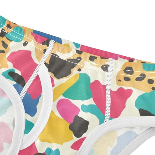 KLL Cheetah Print Toddler Boys Comfort Briefs Underwear Cute Children Undies4