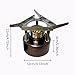Aosekaa Alcohol Furnace with Drawstring Bag Compact Burning Tea Furnace Camp Furnace Spirit Burner for Household Hiking Kitchen Tool