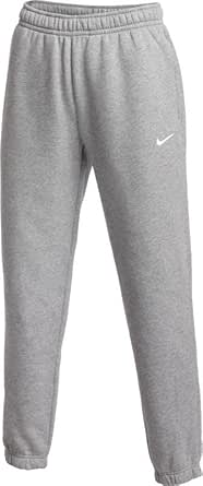 NIKE(ナイキ) Womens Club Fleece Jogger Sweatpants (Dark Grey/White, Small)
