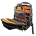 Klein Tools 55485 Tool Bag Backpack, Durable Electrician Backpack with 48 Pockets for Hand Tools, Waterproof Bottom, Removable Tool Carrier
