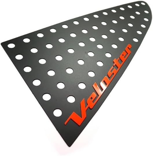 ExLED Panel de placa deportiva de letras de vidrio para ventana trasera, 1 unidad para Hyundai Veloster y Veloster Turbo (rojo)