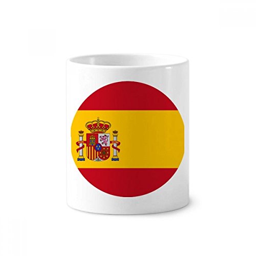 Cadeau Espagne tasse en céramique blanche 350ml souvenir motif drapeau